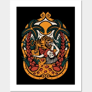 WildLife traditional tattoo Posters and Art